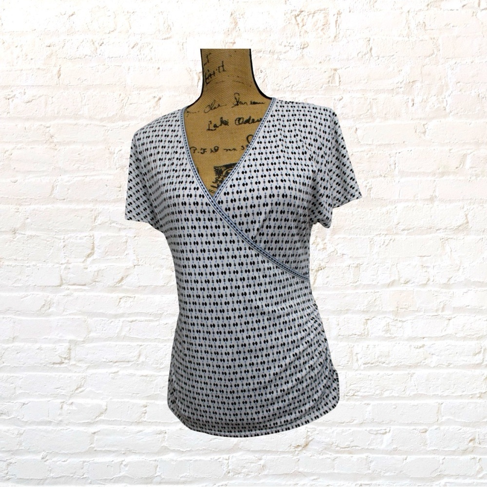 Max Studio Faux Wrap Blouse